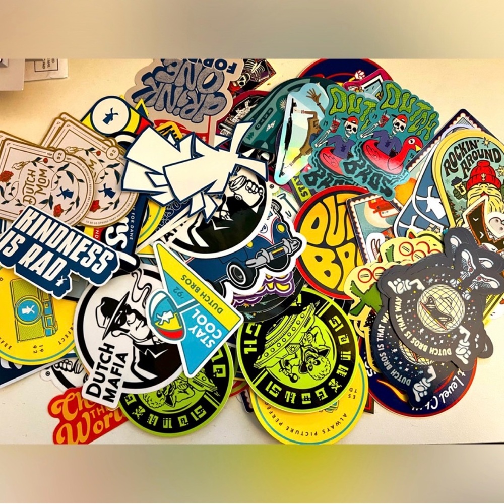 Dutch Bros ✌️🌷 Sticker Sale!!